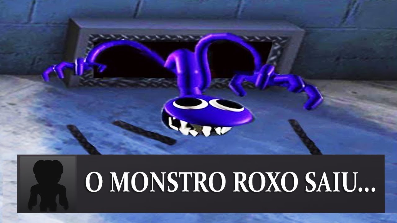 O MONSTRO ROXO DO RAINBOW FRIENDS FOI REVELADO A FORMA VERDADEIRA - Roblox  