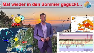 Mal wieder in den Sommer geguckt. Sommer-Trend 2024. Wohl "warmer Durchschnitt" statt Hitzesommer?