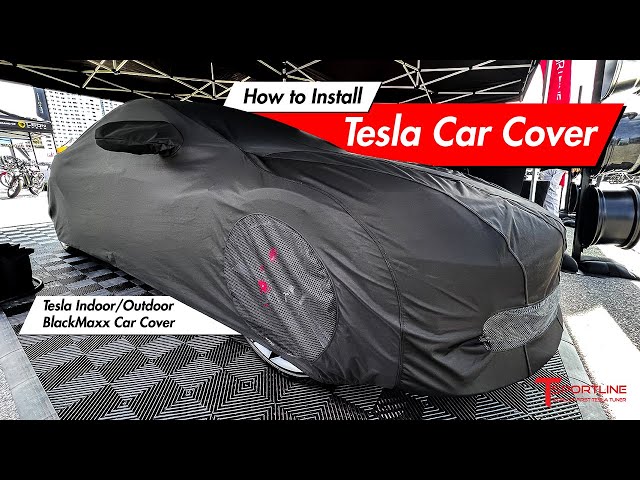 BlackMaxx Indoor/Outdoor Tesla Car Covers available in 4 versions for Model  S 3 X Y, How to install 