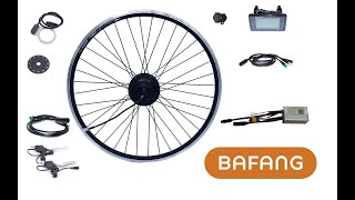 E-Bike Umbau BAFANG G020 FWD Vorderradmotor einbauen FM.G020