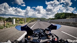 Non-stop 70 minute highway drive  | YAMAHA YZF-R6 |【AKRAPOVIC】 screenshot 5