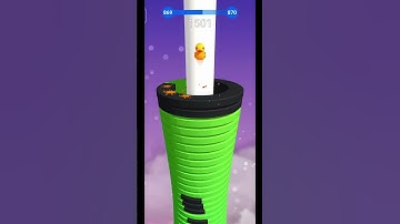 stack Ball 3D gameplay 💪 level 869 😀😃😄😁😆#shorts #shortsfeed