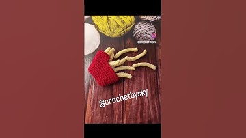 CBS combo meal 🍟🌭🍔#shortsviral #video #handmade #combo #crochet #diykeychain #crochetcrafts