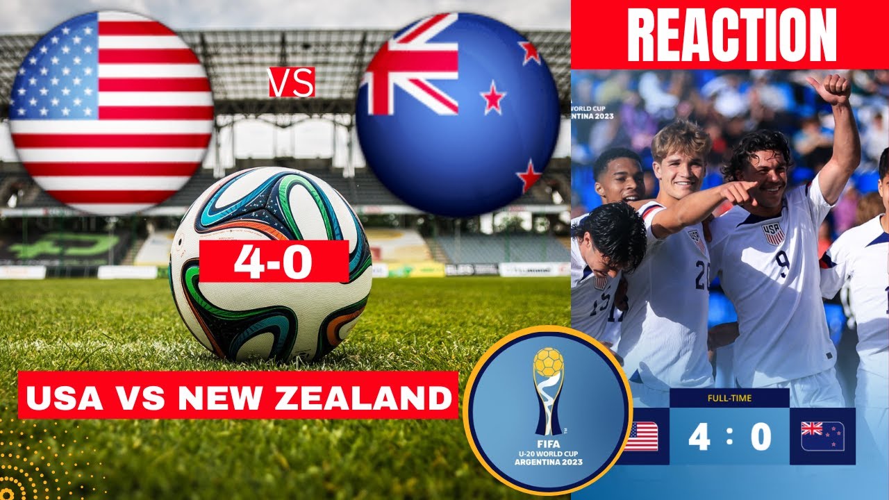 USA v New Zealand, Round of 16