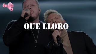 Sin Bandera - Que Lloro (Letra)