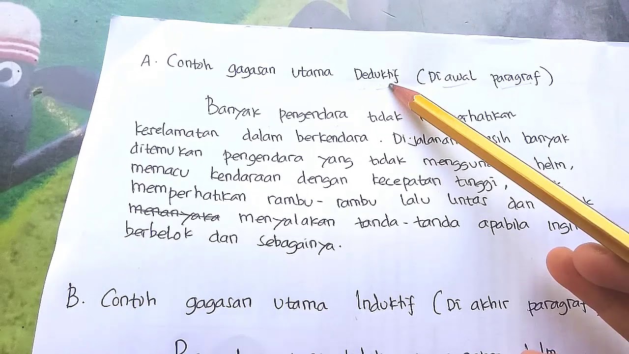 Paragraf Menentukan Gagasan Utama Dan Penjelas Pelajaran Bahasa Indonesia Youtube