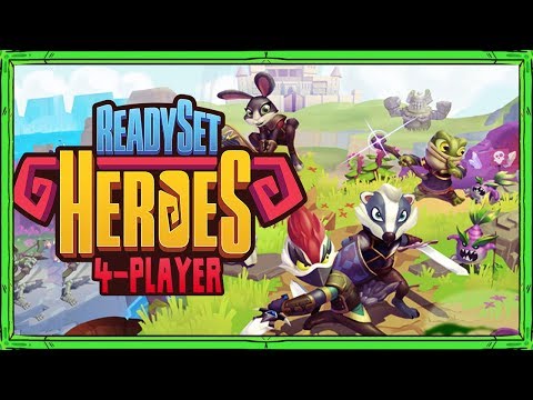 ReadySet Heroes - RACE THROUGH THE DUNGEON! (4 Player Gameplay)