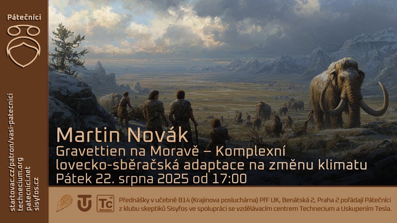 Martin Novák: Gravettien na Moravě - komplexní lovecko-sběračská adaptace na změnu klimatu