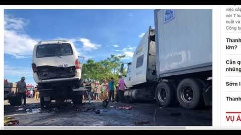 Tai nạn thảm khốc, chú rể và 12 người chết khi đi rước dâu.