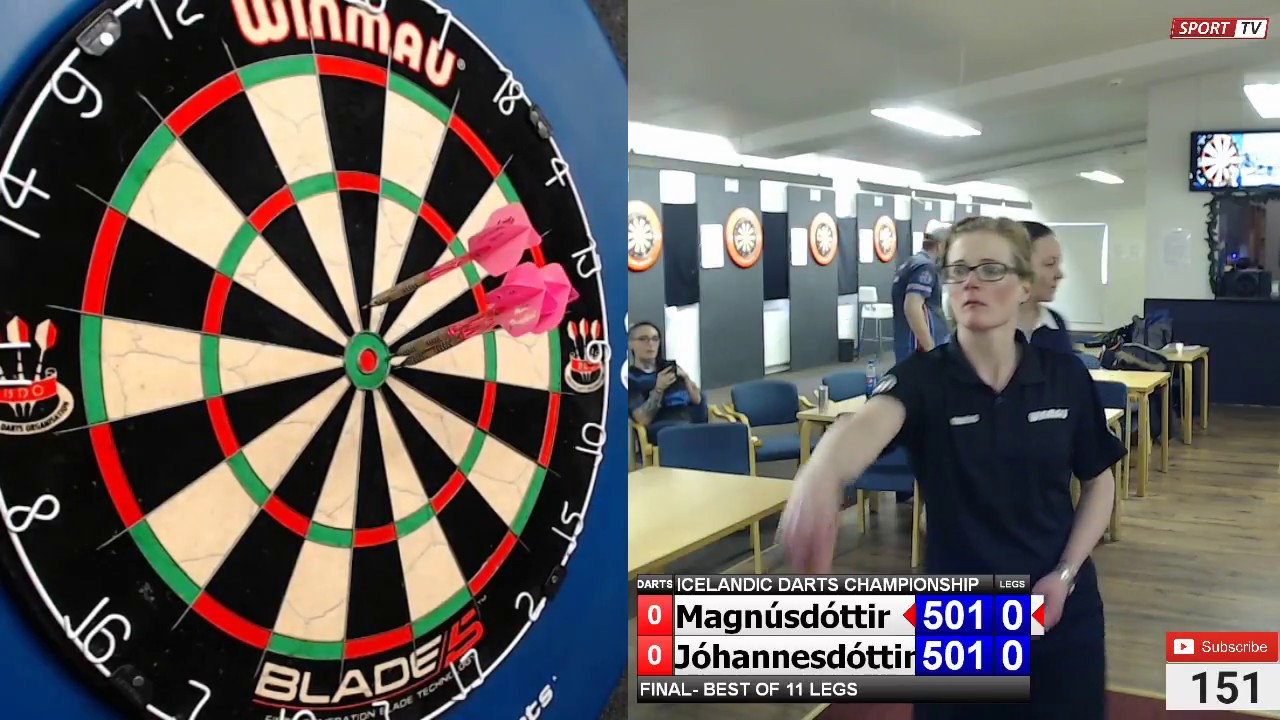 Live Darts Iceland Icelandic Darts Championship 2018 Women´s final YouTube