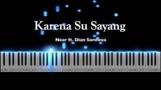 Karena Su Sayang - Near ft. Dian Sorowea | Piano Tutorial by Andre Panggabean