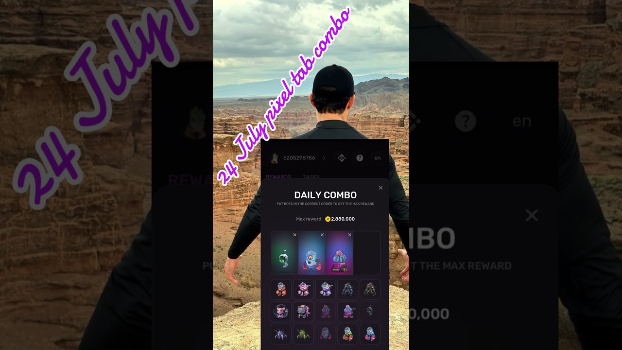 Pixel tab 24 July combo cards