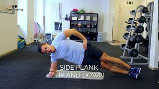 SIDE PLANK UP AND DOWN
