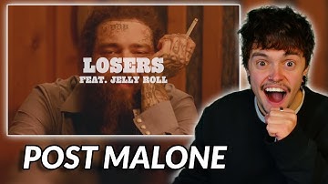 Mahhlin Reacts To - Post Malone - Losers (Lyric Video) ft. Jelly Roll