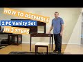 How To Assemble A Makeup Vanity