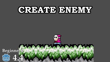 How to create a platformer enemy - Learn Godot 4 2D - no talking