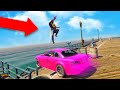 I JUMPED OVER HIS CAR AND MADE HIM DRIVE INTO THE OCEAN!! | GTA 5 THUG LIFE #437