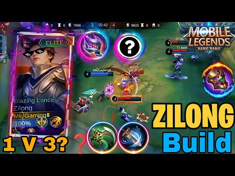 SECRET Zilong One Shot Build Auto Win Streak 2025 Mobile Legends