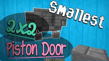 Minecraft 1.11 How to: Tiny 2x2 Door - Observer Blocks