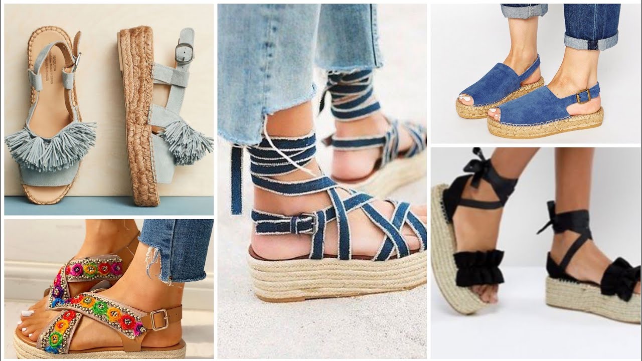 Most Stunning Casual Plateform Heel Strappy sandal Design for girls ...