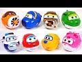 Dinosaur eggs Disappeared! Let's go! Super Wings transform egg capsule! - DuDuPopTOY