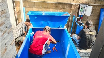 Chai พระราม 2-28 : งาน Overflow Full Services อ่างไฟเบอร์กรองบนสำหรับเลี้ยงปลาทองทามาซาบะ Set 2