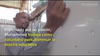 Etiopía: Mohammed enseña a las mujeres refugiada a leer y escribir Etiopía: Mohammed enseña a las mujeres refugiada a leer y escribir