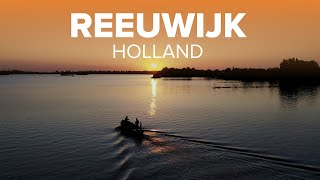 Reeuwijkse Plassen Sunset | 4K Drone Shots Holland |DJI Mavic 2 Pro