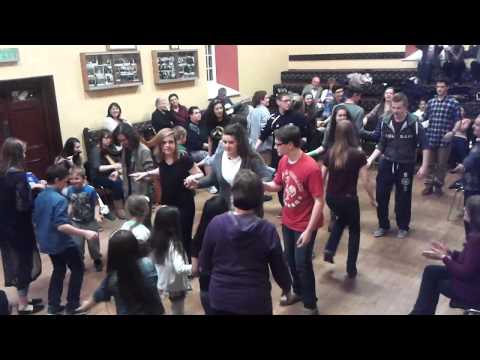 Saratoga Springs HS Fiddle Club Tour of Ireland - Dancing with Comhaltas