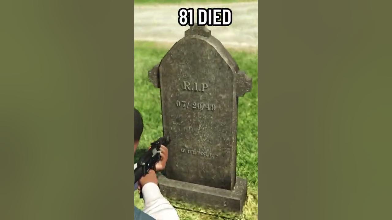 I LOOKED THROUGH EVERY GRAVE IN THE GTA 5 GRAVEYARD