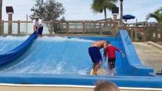 Rapids Water Park Surfing March 2017