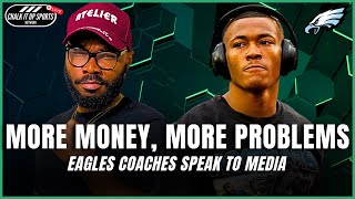 DeVonta Smith Contract Under Fire AND Eagles Coaches Speak to Media| Chalk It Up Sports