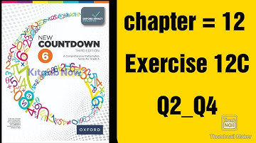 oxford new countdown book 6 third edition  || chapter 12 || Exercise 12C || Q2_Q4 solved