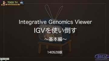 Integrative Genomics Viewer IGVを使い倒す　〜基本編〜