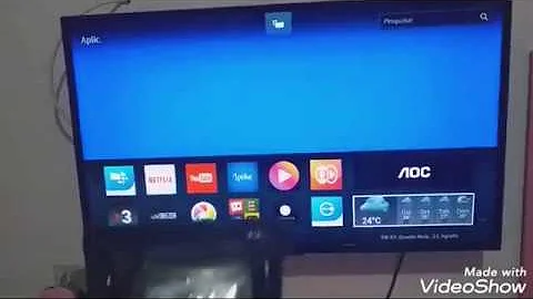 Como atualizar software na TV AOC?