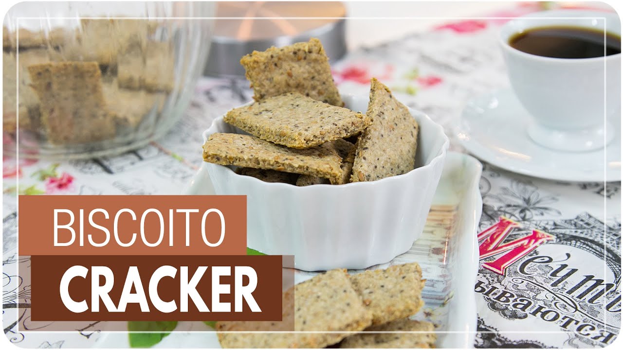 BISCOITO SALGADO CRACKER {DELICIOSO E CROCANTE} MAMÃE VIDA SAUDÁVEL #226