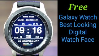 Top Free Galaxy Watch/Gear S3 Analog/Digital Watch Faces screenshot 2