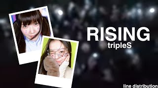 tripleS - RISING || Line Distribution [READ THE DESCRIPTION/COMMENTS]