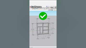 give Detailed Dimensions In single Click I Sketchup with free plugin #sketchup #3dmodeling