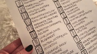 ASMR Tarot Card Cheat Sheet ❦ Soft Spoken with Sharpie screenshot 2