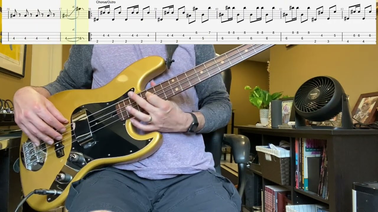 Y.M.C.A. by the Village People Isolated Bass Cover with Tab