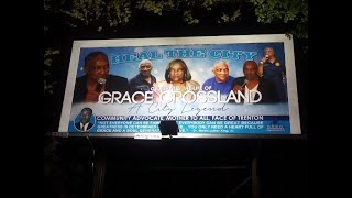 Grace Crossland Memorial Billboard Dedication.