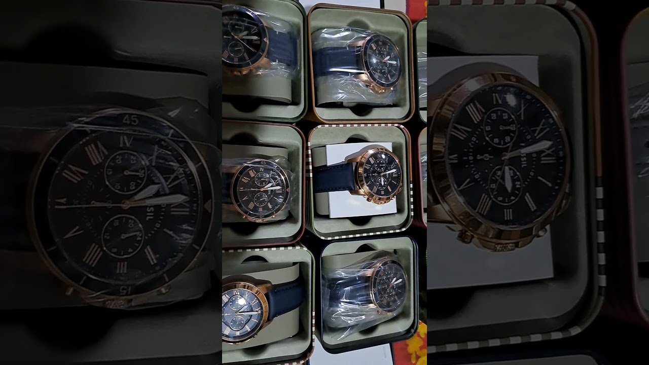 Fossil watch haul 