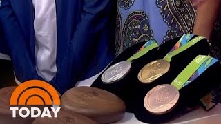 Olympic Gold, Silver, Bronze Medals Unveiled On TODAY | TODAY