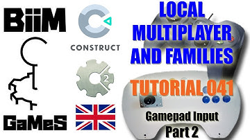 Construct 3 - Tutorial 041 - Gamepad Input, Local Multiplayer, Families - Part 02