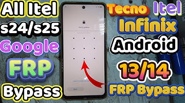 itel s25 frp Bypass android 14. Without pc 2025