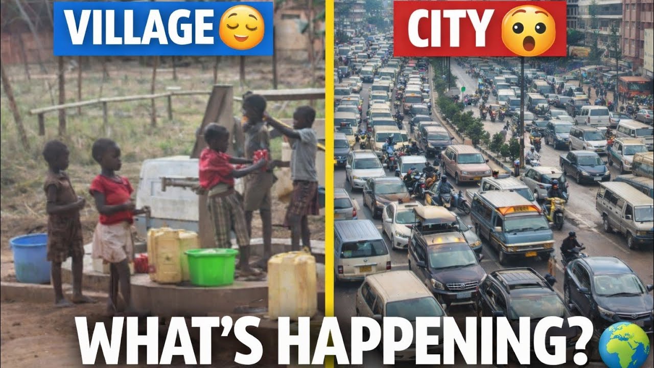 Village vs City in Africa 😮🌍 | Why Are People So Unsettled?
