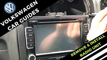 How To Remove And Install Volkswagen Radio ( Double Din ) - Simple & Easy