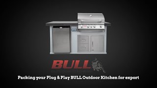 CUCINA DA ESTERNO BULL OUTDOOR KITCHEN ISLAND IN STUCCO Video