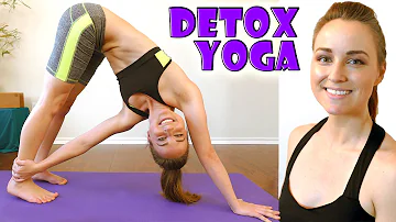 Detox Yoga Workout! 40 Minute At Home Yoga Flow For Detox & Digestion